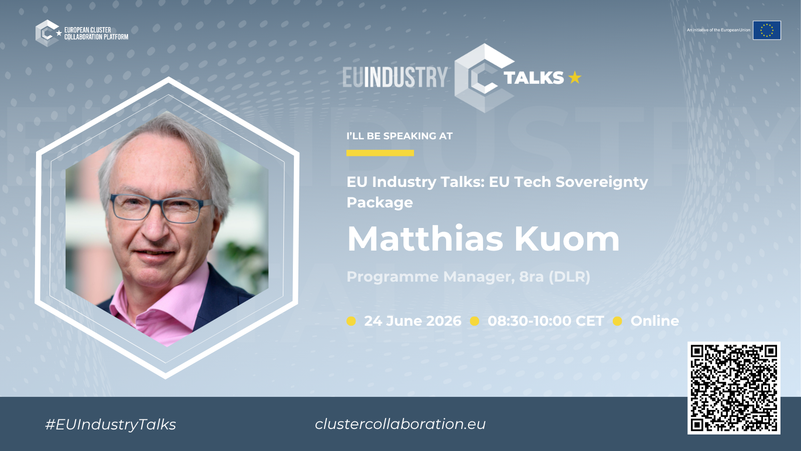Matthias Kuom at EU Industry Talk